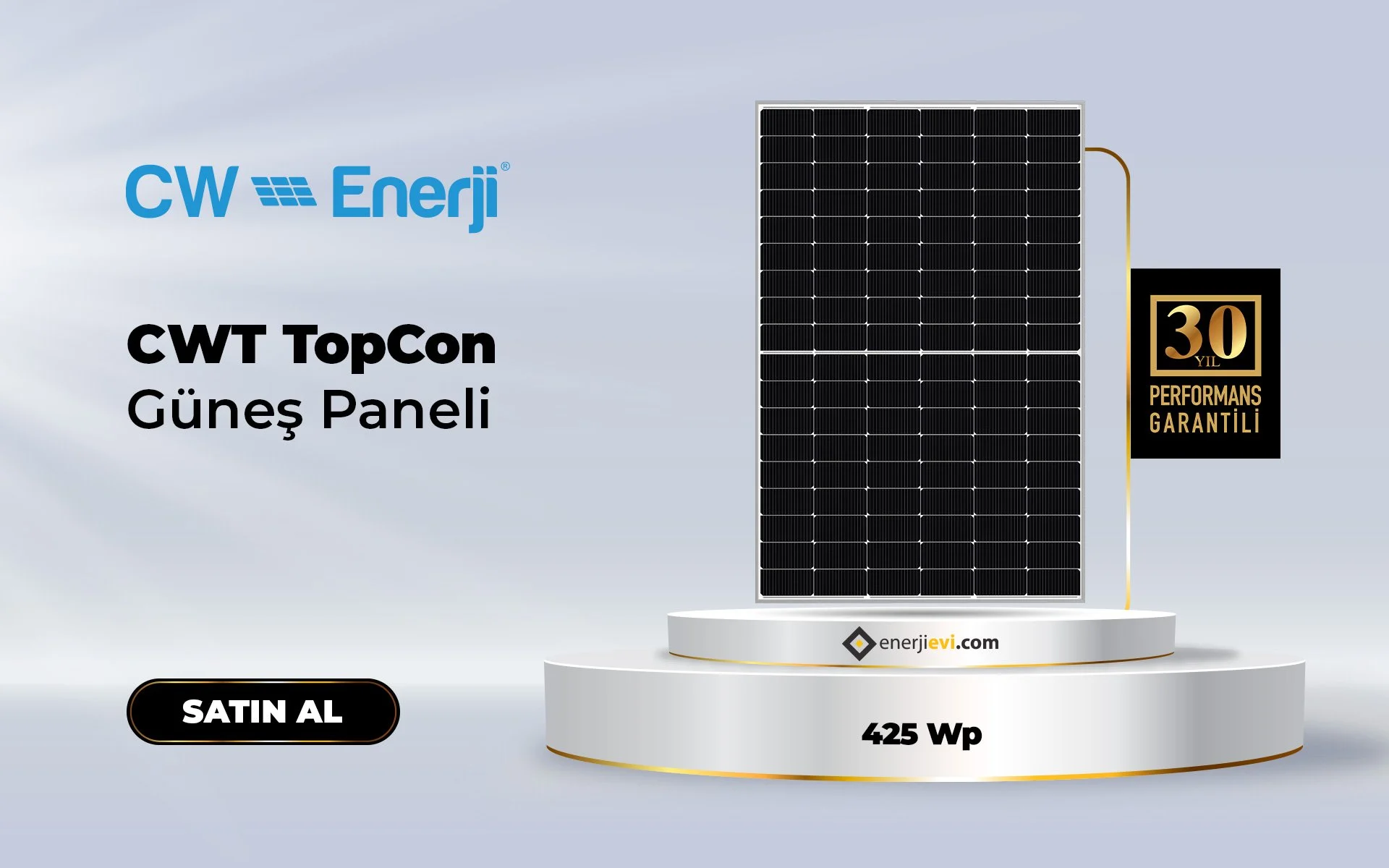 Cwt 425 Watt 108TN10 16BB Topcon Solar Güneş Paneli - Görsel 2