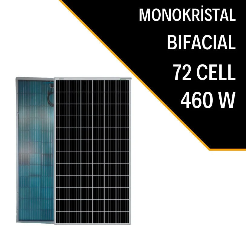 Lexron 460 Watt Bifacial Monokristal Güneş Paneli