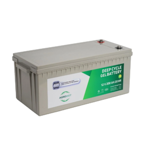 Agromot Solar Jel Akü 12 V 200 Ah Deep Cycle Nano Carbon Agm Battery
